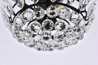 Eleana 16" Flush Mount, Black