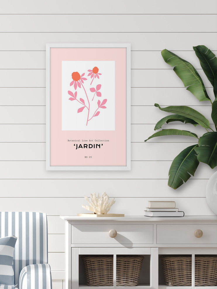 "Jardin No 09 Collection" Framed Painting Print, 12x18