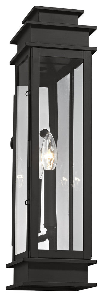 Princeton 1-Light Wall Lantern, Black