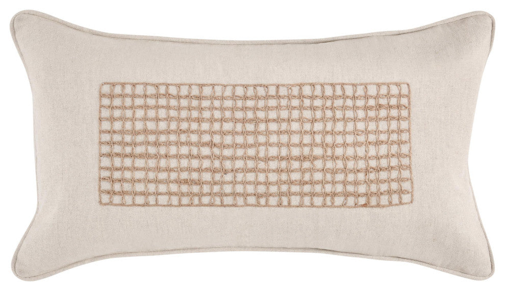 Siena 14"x26"Cotton Linen Blend Throw Pillow