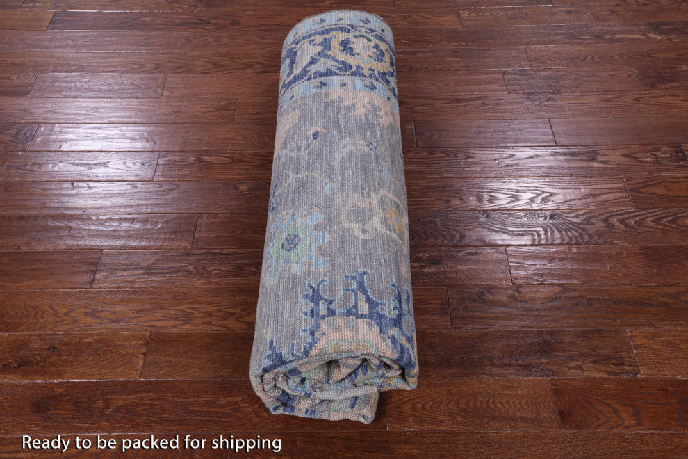 8' 2" X 10' 2" Turkish Oushak Handmade Wool Rug - Q13385