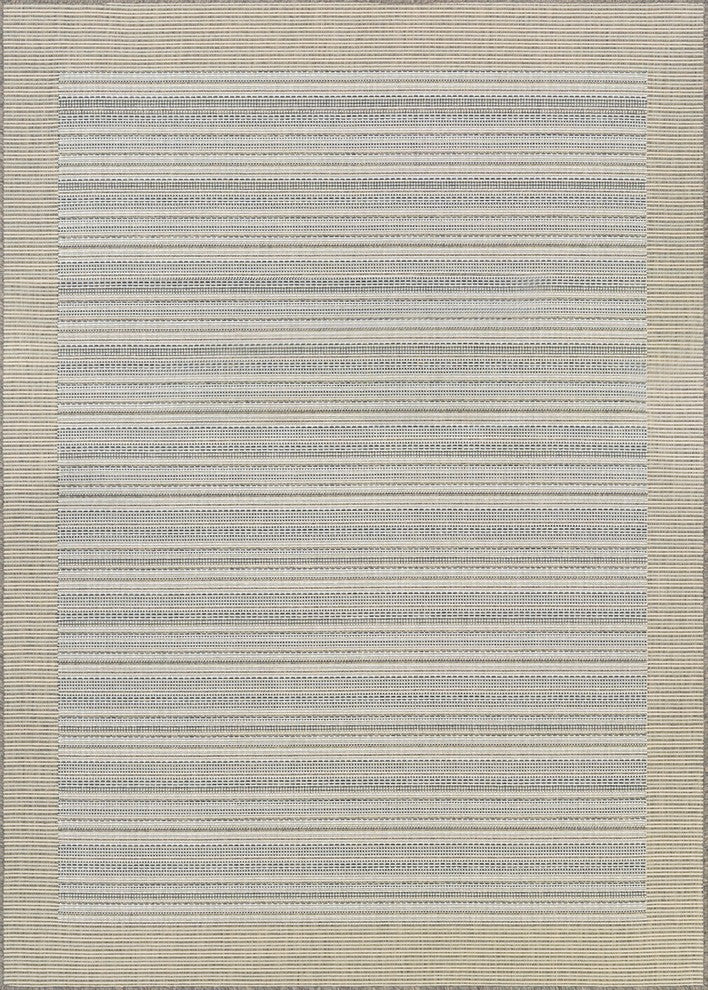 Couristan Monaco Bowline Indoor/Outdoor Area Rug, Cocoa Natural/Ivory, 2'x3'7"