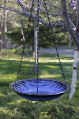 Bird Bath Hanging, Blue