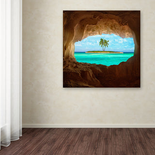 Matt Anderson 'Paradise' Canvas Art, 14x14