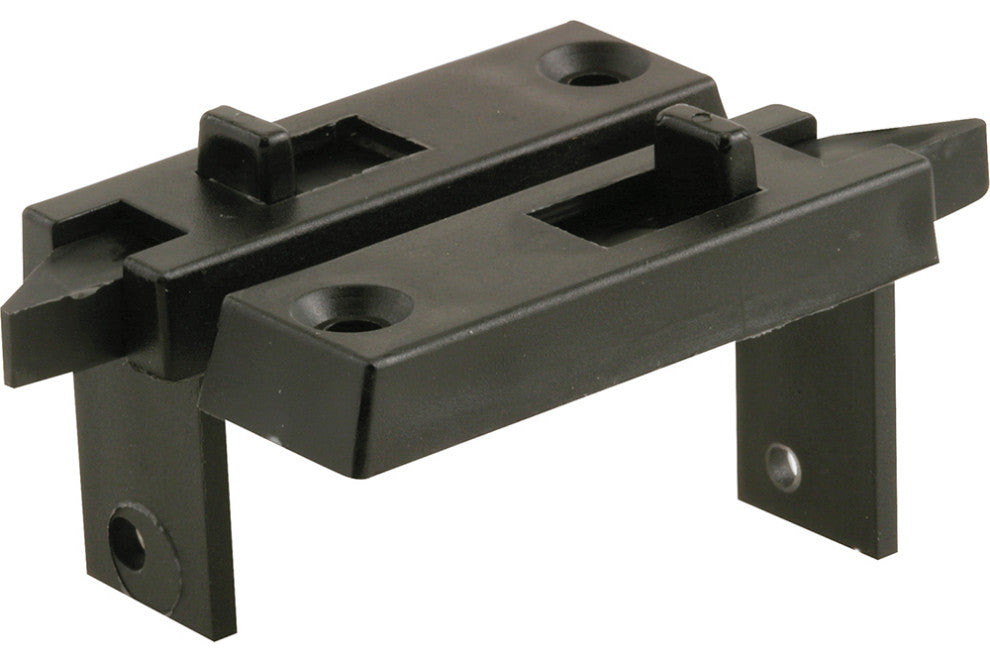 Spring-loaded Sliding Window Tilt Latch, Black, 1-set