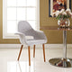 Aegis Dining Armchair, Light Gray