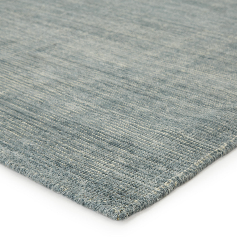 Jaipur Living Danan Handmade Indoor/ Outdoor Solid Blue/ Gray Area Rug 4'X6'