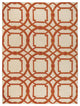 Arabesque Rug - Coral - Area Rug, 9 X 12