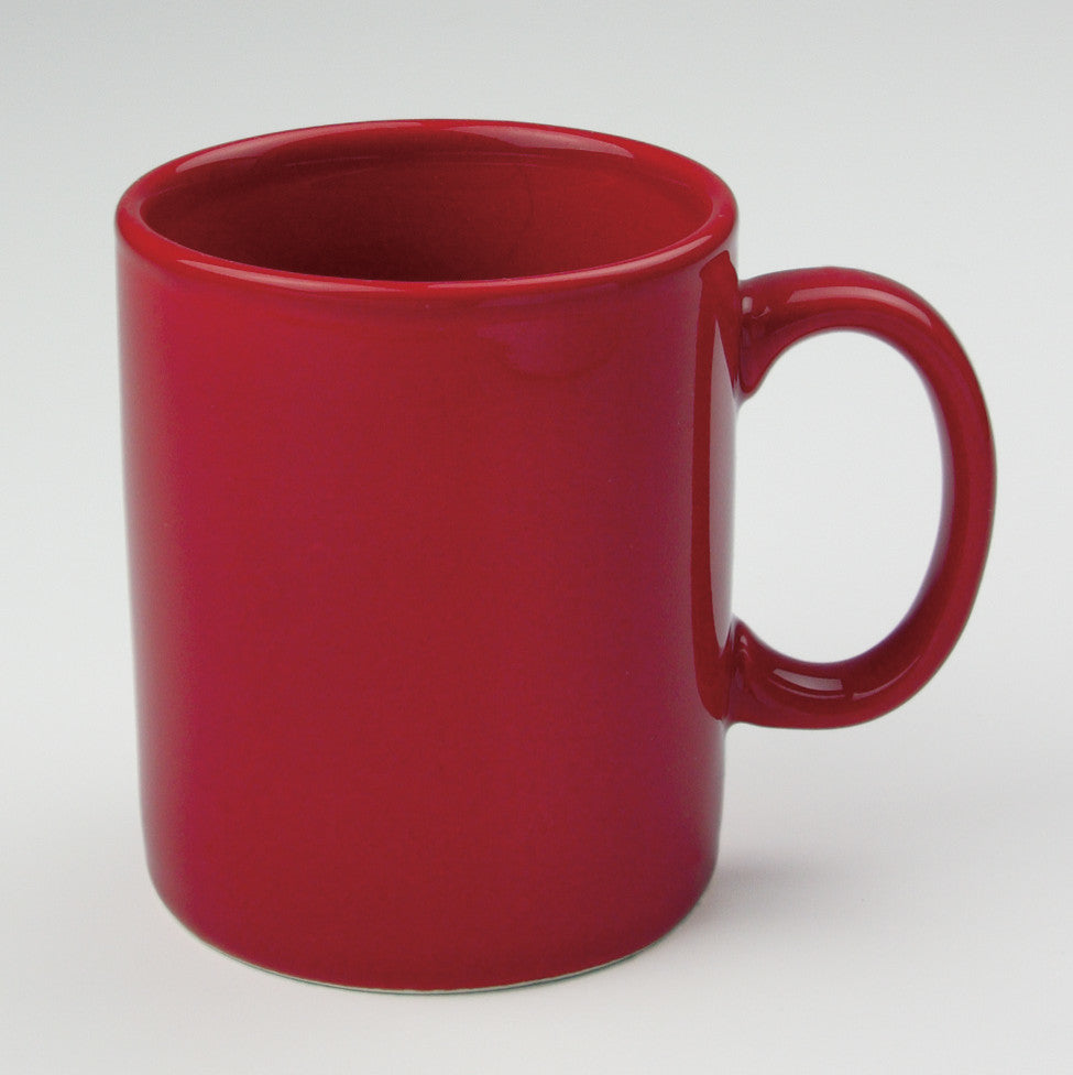 Classic Mugs, Red, Set of 4