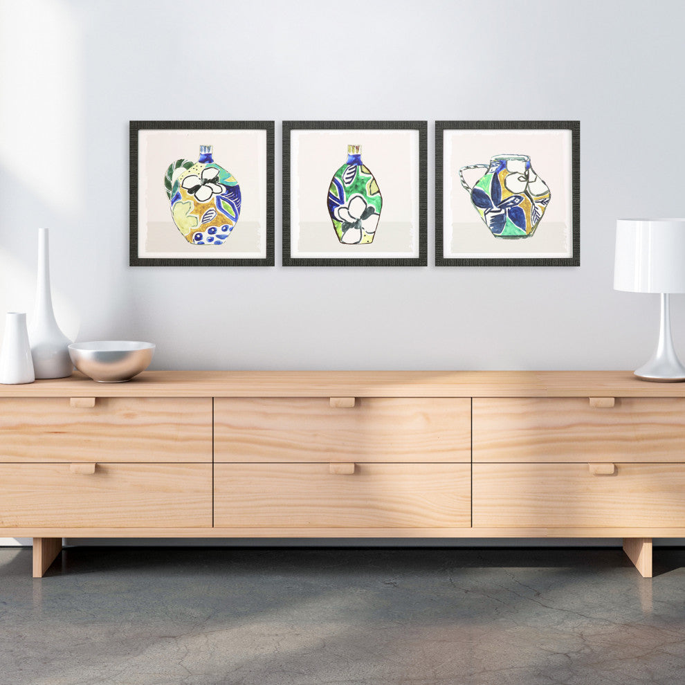 Picasso Vase Artwork, 3-Piece Set