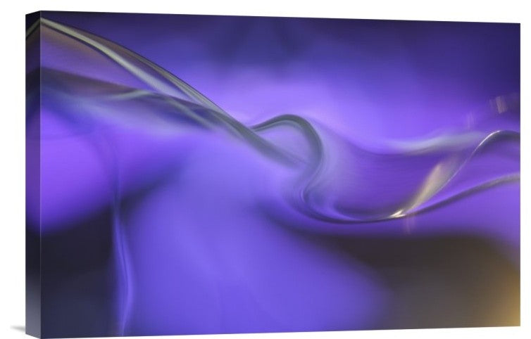 "Shapes Of Purple" Stretched Canvas Giclee by Heidi Westum, 18x12"