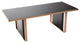 Nova Domus Cartier Modern Black and Rosegold Dining Table