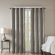 SunSmart Mirage Knitted Jacquard Damask Total Blackout Grommet Top Curtain Panel