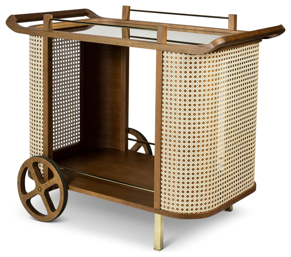 Dinda Bar Cart, Pecan