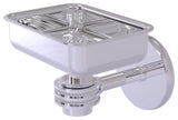 Satellite Orbit One Wall Mount Soap Dish With Dotted Accents, Polished Chrome