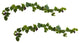 6' Grape Leaf Deluxe Garland With Grapes, Set of 2
