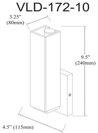 4.5" Contemporary Modern Bathroom Vanity Light, Matte Black With Opal Glass