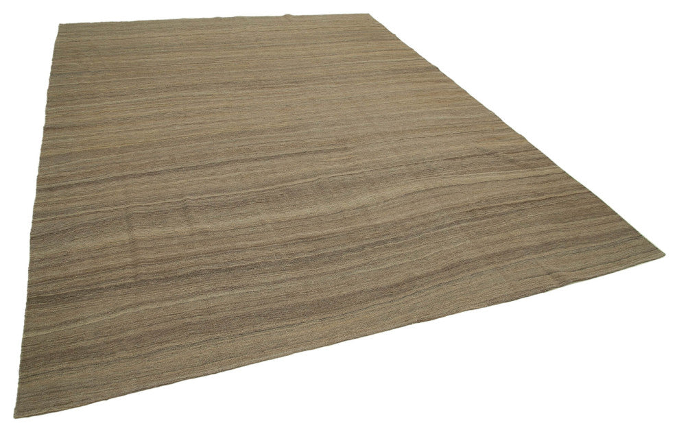 Rug N Carpet - Hand-knotted Oriental 8' 9'' x 11' 6'' Flatweave Wool Kilim Rug