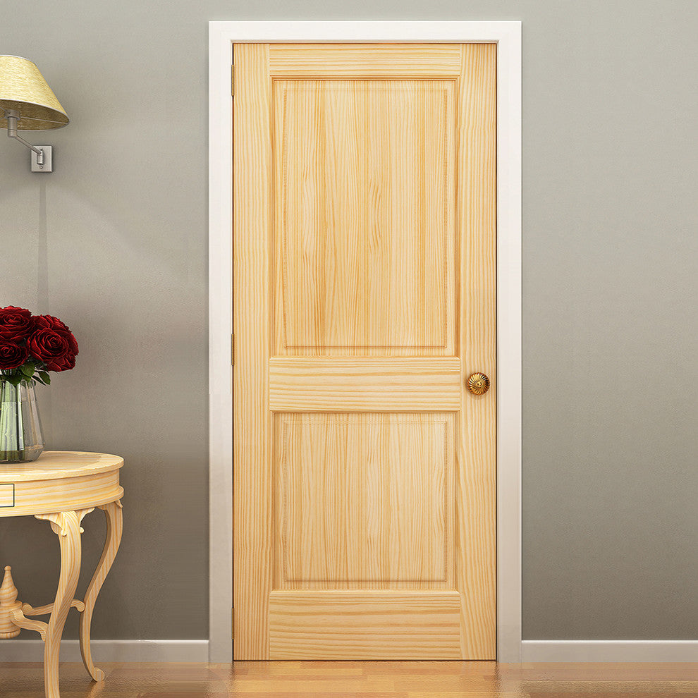 Interior Door, Colonial 2-Panel, Square, 1.375"x30"x80"