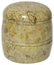 Polished Marble Bathroom Jar, Fossil