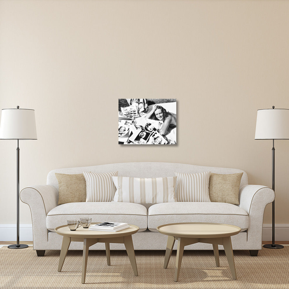 "Joan Crawford" Stretched Canvas Giclee by Hollywood Photo Archive, 30"x24"