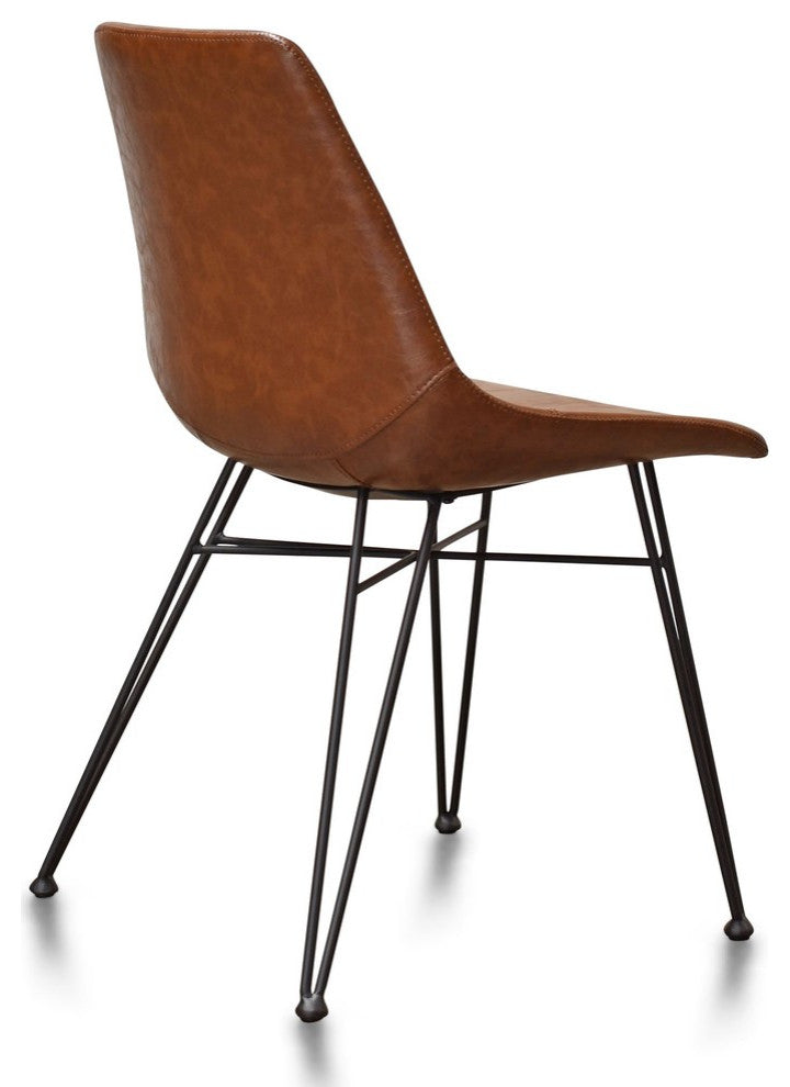 Oda Dining Chairs, Brown, Set of 2