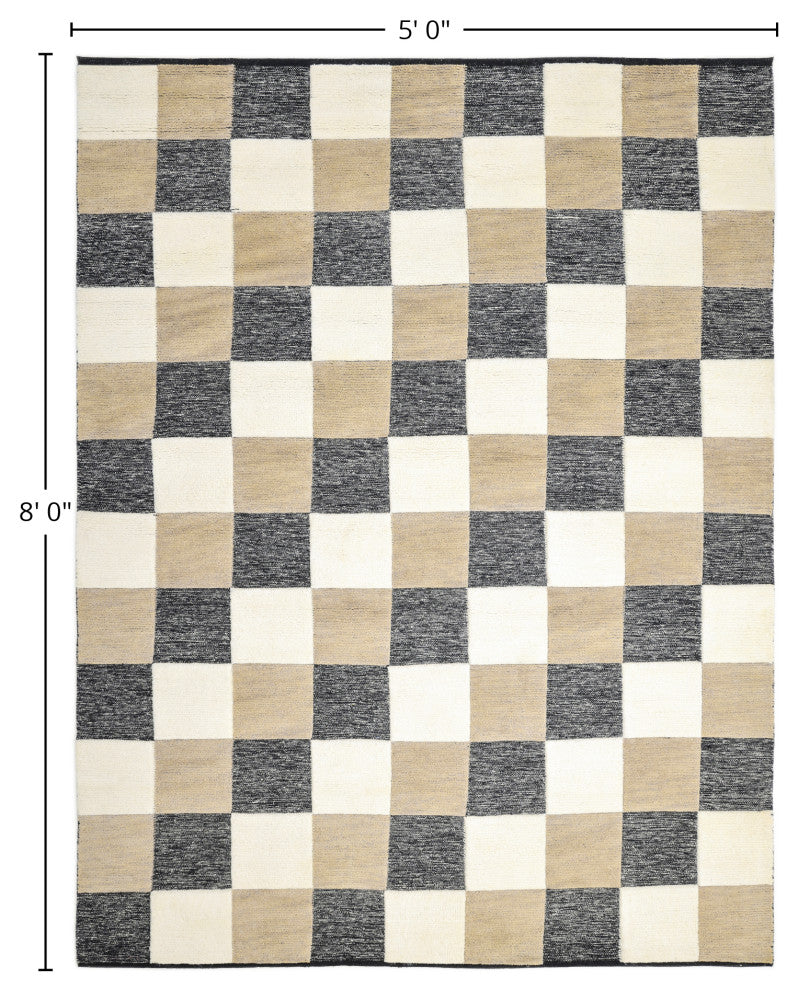 Livingston, Handmade Area Rug 5' 0" x 8' 0"