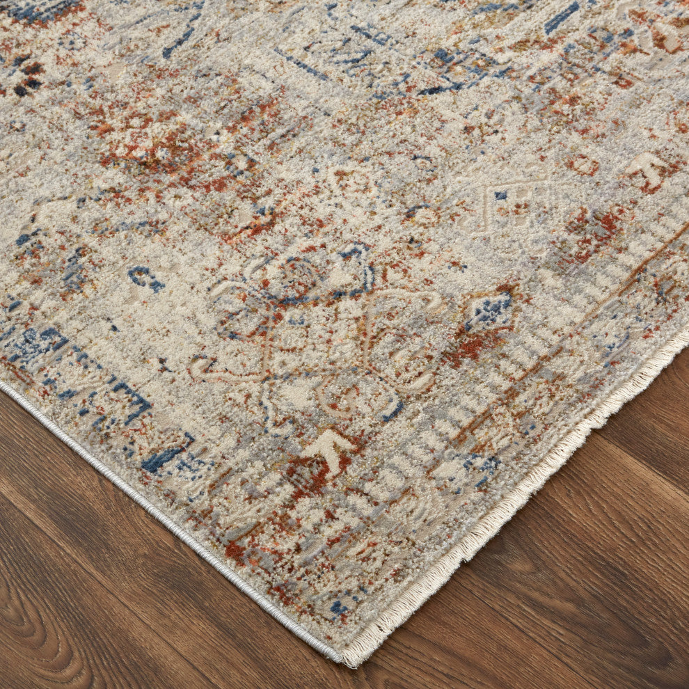 Weave & Wander Frencess Rug, Beige/Beige, 9'-8" x 12'-8" Rug