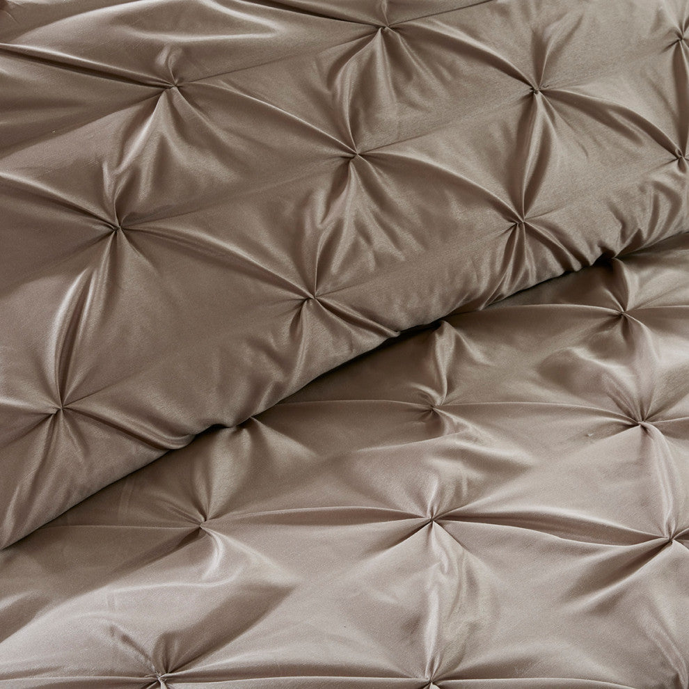 Madison Park Essentials Joella 24 Piece Room, a Bag, Taupe