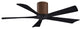 Matthews Fan, Irene-5H Ceiling Fan, Walnut, 52", Matte Black