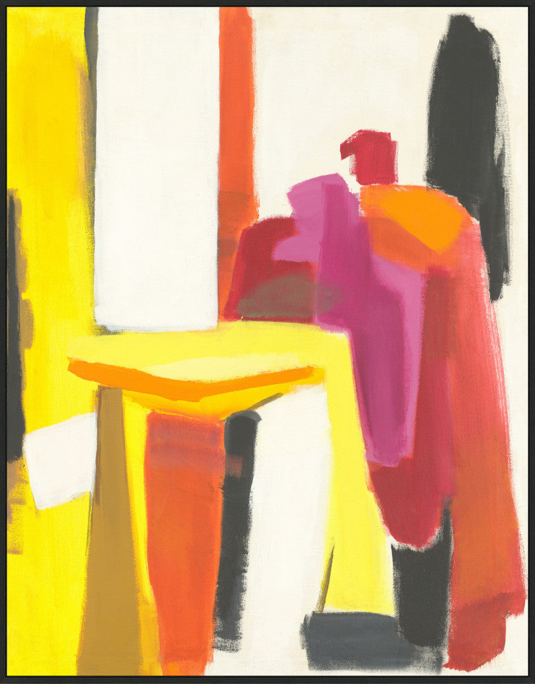 Red Block Structure No. 2, Giclee Reproduction Artwork