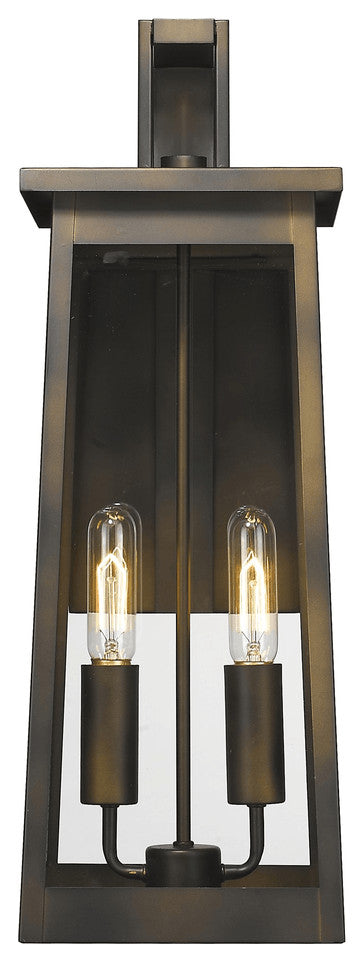 Alden 2-Light Oil-Rubbed Bronze Wall Light