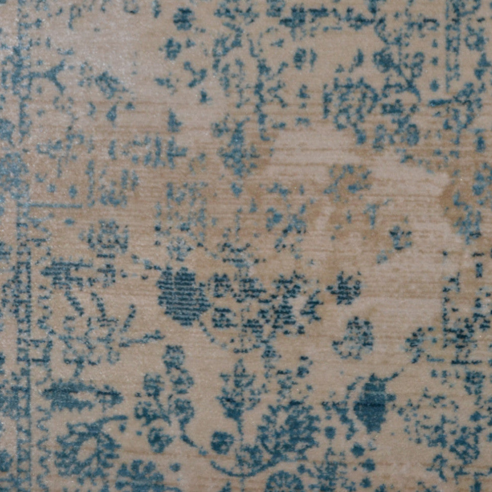 Machine Made Polyester Durable Indoor Outdoor Washable Oriental Pattern Footmat