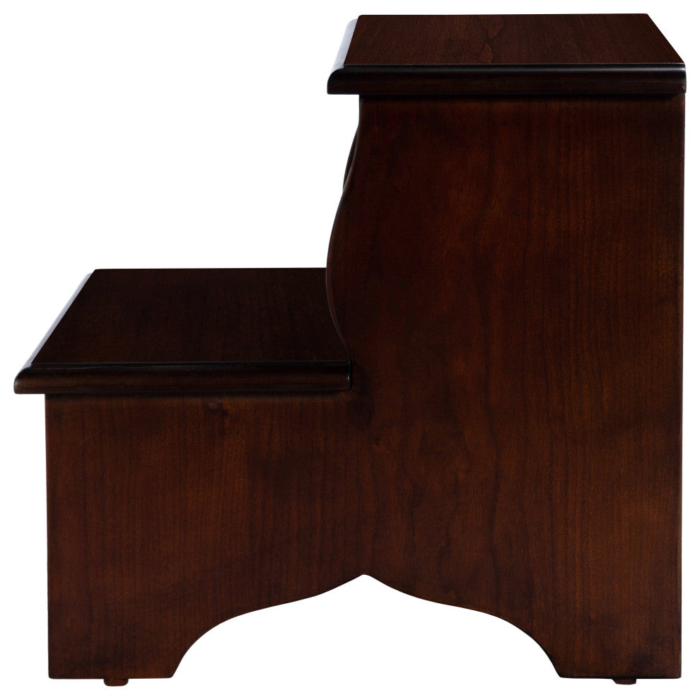 Butler Melrose Praline Step Stool, Dark Brown