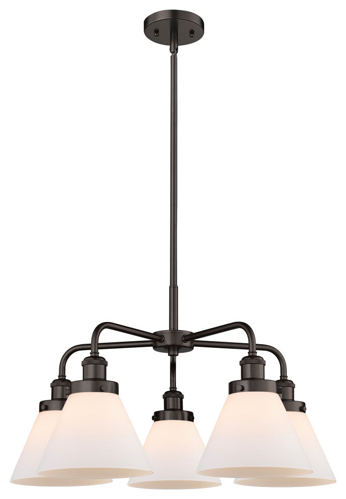 Innovations Cone 5 25.75" Chandelier Oil Rubbed Bronze