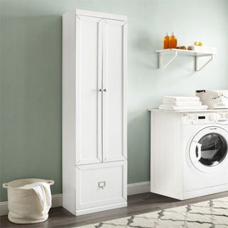 Crosley Furniture Harper Wood Convertible Pantry Closet in White