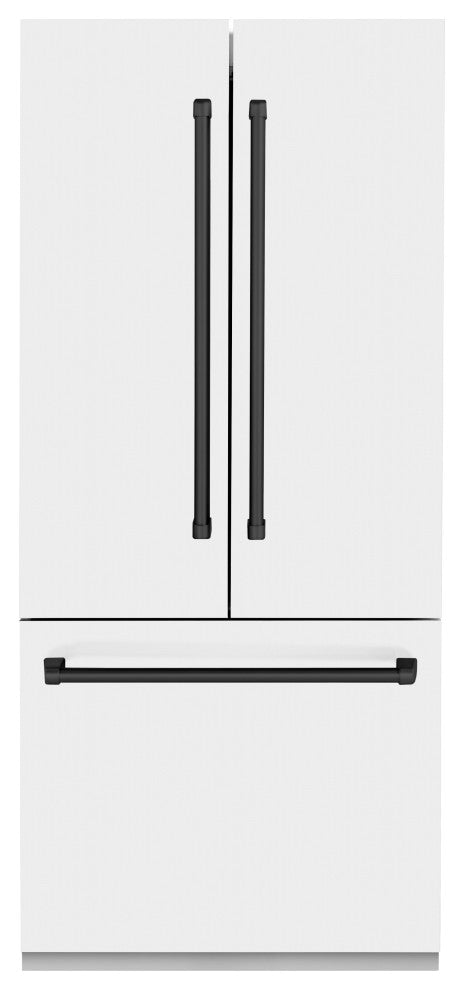 ZLINE Refrigerator With Internal Water, White Matte RBIV-WM-36-MB