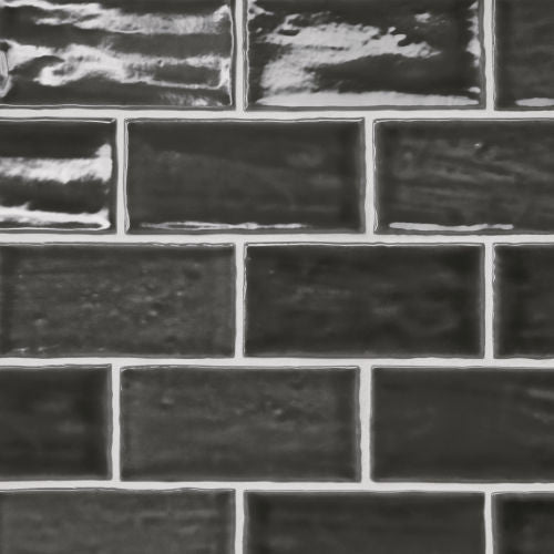 Marin 2.5" x 5" Ceramic Wall Tile, Black Sea (60-pack/5.38 sqft.)