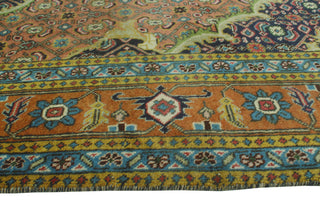 Fine Vintage Distressed Almer Rust/Navy Rug, 6'2x9'7
