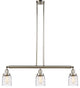 INNOVATIONS 213-PN-G513 3-Light Island Light Polished Nickel