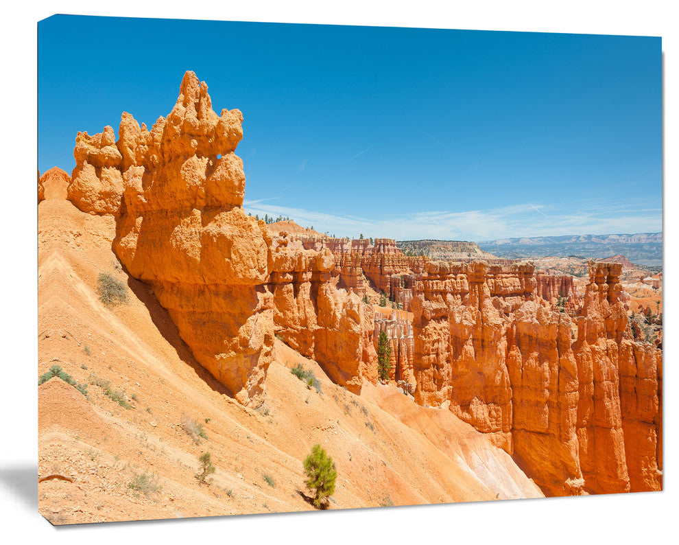 Beautiful Bryce Canyon, Landscape Canvas Art Print, 40"x30"
