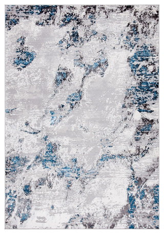 Safavieh Amelia Collection, ALA232 Rug, Grey/Blue, 4'5"x6'5"