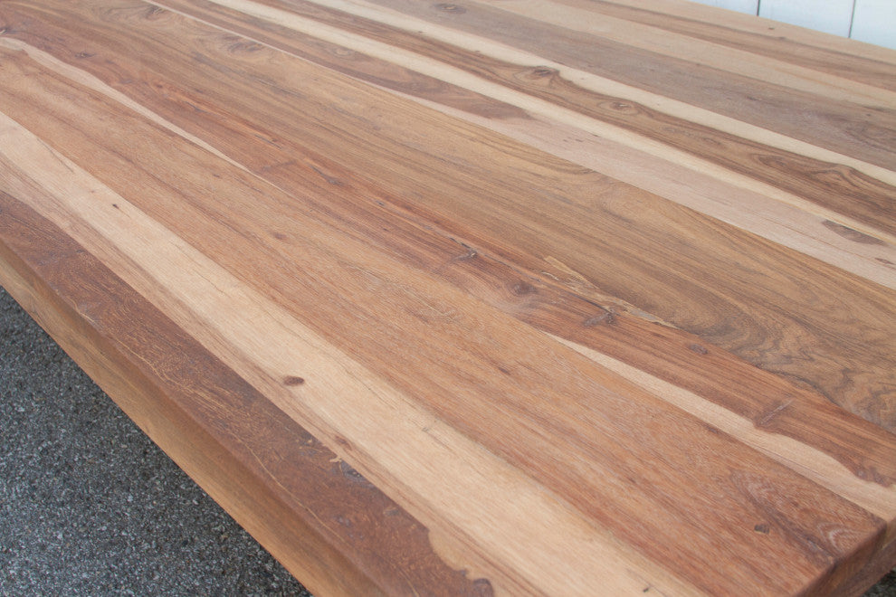 Large Reclaimed Teak Parson Dining Table