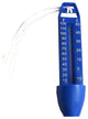 6.5" Economy Blue and White Floating Swimming Pool Thermometer With Cord