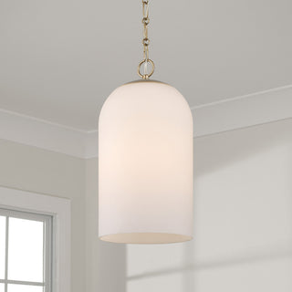 Capital Lighting 355811-554 Cleo 9"W Pendant - Matte Brass