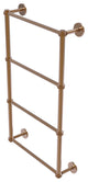 Prestige Skyline 4 Tier 24" Ladder Towel Bar, Dotted Detail, Brushed Bronze