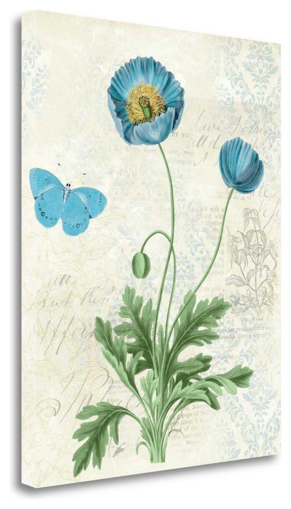 "Booked Blue IV" By Katie Pertiet, Giclee Print on Gallery Wrap Canvas