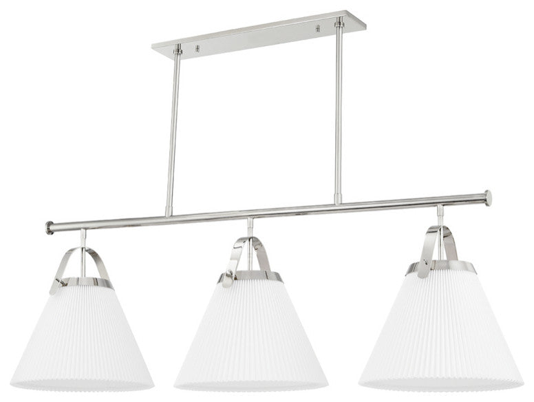 Hudson Valley Aldridge 3 Light Island Light 9658-PN - Polished Nickel