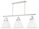 Hudson Valley Aldridge 3 Light Island Light 9658-PN - Polished Nickel