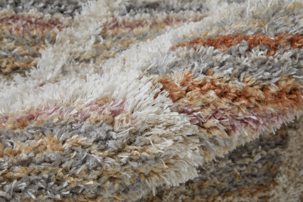 Weave & Wander Caide Contemporary Rug, Beige/Multi, 9'x12'